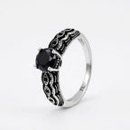 Vintage Black Obsidian Ring — product detail