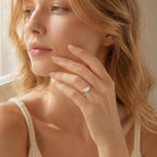 Marquise Cut Crossover Ring — product detail