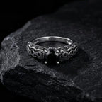 Vintage Black Obsidian Ring — product detail