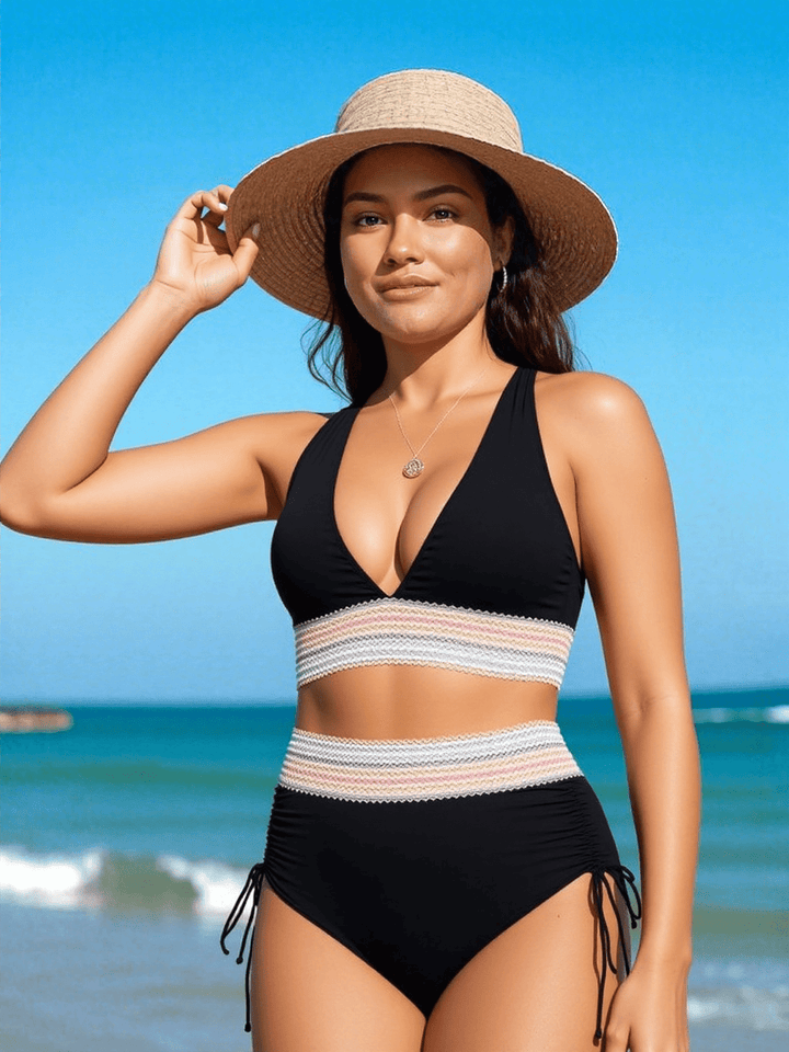 SALENYA™ | ELEGANT HIGH-WAIST SCULPTING BIKINI