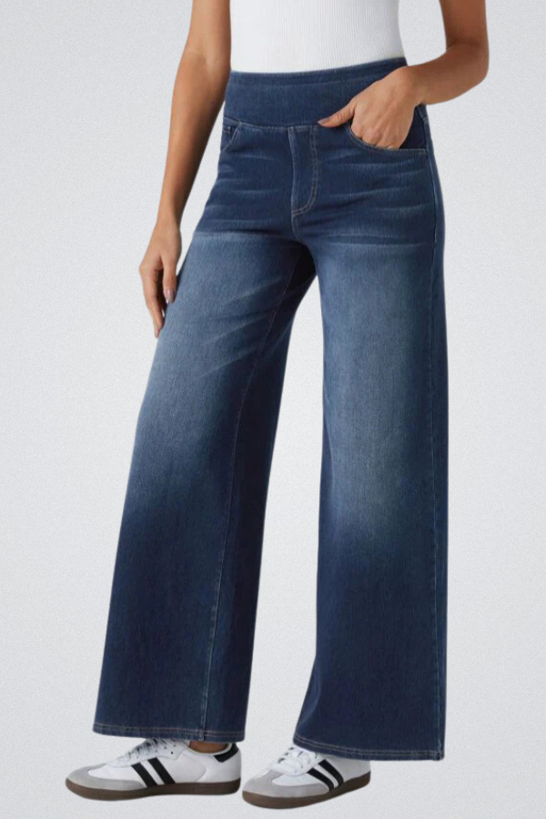 LUCY | HIGH WAIST WIDE LEG JEANS