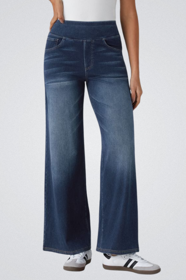LUCY | HIGH WAIST WIDE LEG JEANS