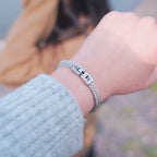 Classy Initial Love Clasp Bracelet — product detail