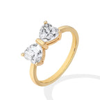 S925 Moissanite Feminine Bow Ring — product detail