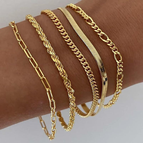5pc Classic Bracelets Stack — product detail
