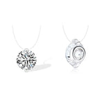 S925 1-3 Carat Moissanite Invisible Necklace — product detail