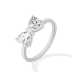 S925 Moissanite Feminine Bow Ring — product detail