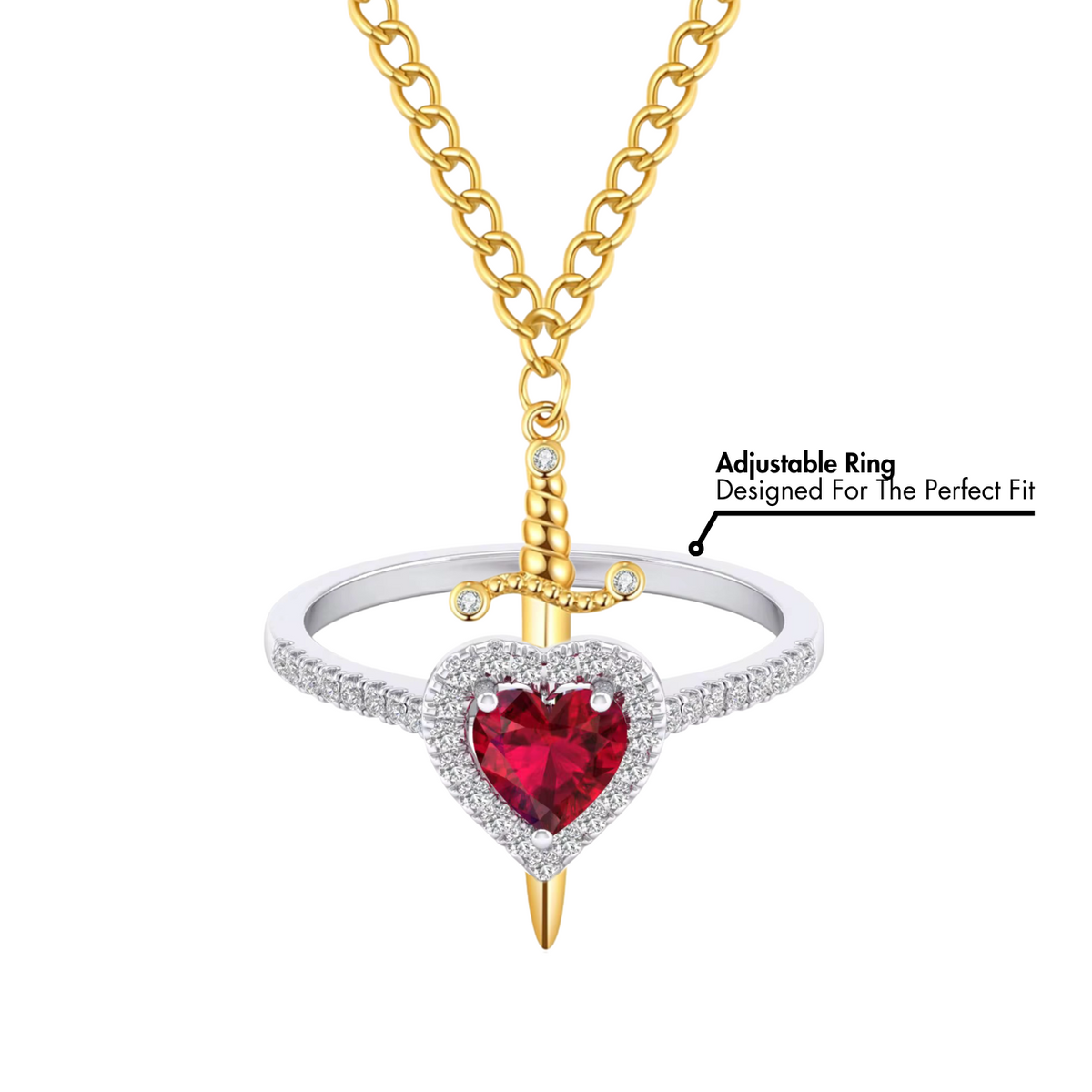 Prince & Princess Couples Ring & Bracelet Set — product detail