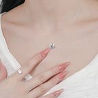 S925 1-3 Carat Moissanite Invisible Necklace — product detail