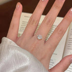 S925 1-2 Carat Moissanite Invisible Band Ring — product detail