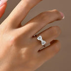 S925 Moissanite Feminine Bow Ring — product detail
