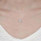 S925 1-3 Carat Moissanite Invisible Necklace — product detail