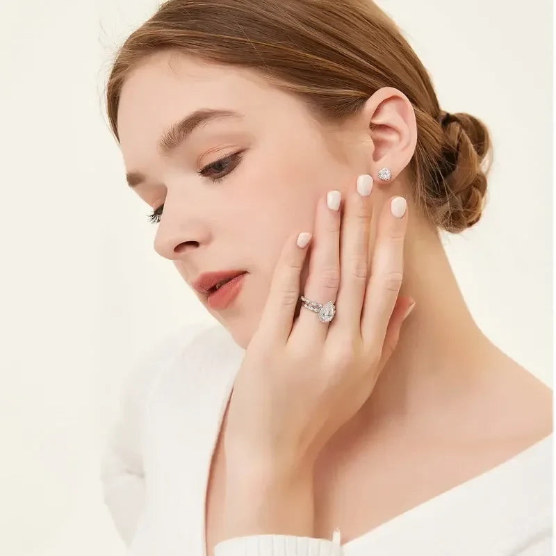 2pc Pear Cut Ring Set — product detail
