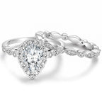 2pc Pear Cut Ring Set — product detail