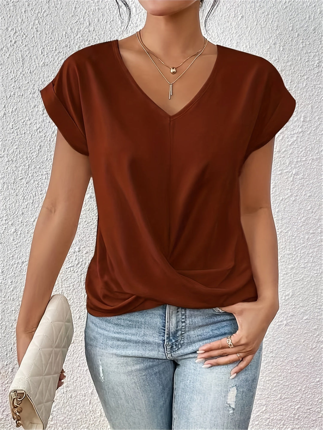 JUNIE | RELAXED SWEETHEART NECK TEE