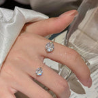 S925 1-2 Carat Moissanite Invisible Band Ring — product detail