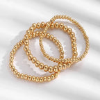 7pcs Gold Beaded Bracelet Stack — product detail