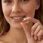 S925 Moissanite Feminine Bow Ring — product detail