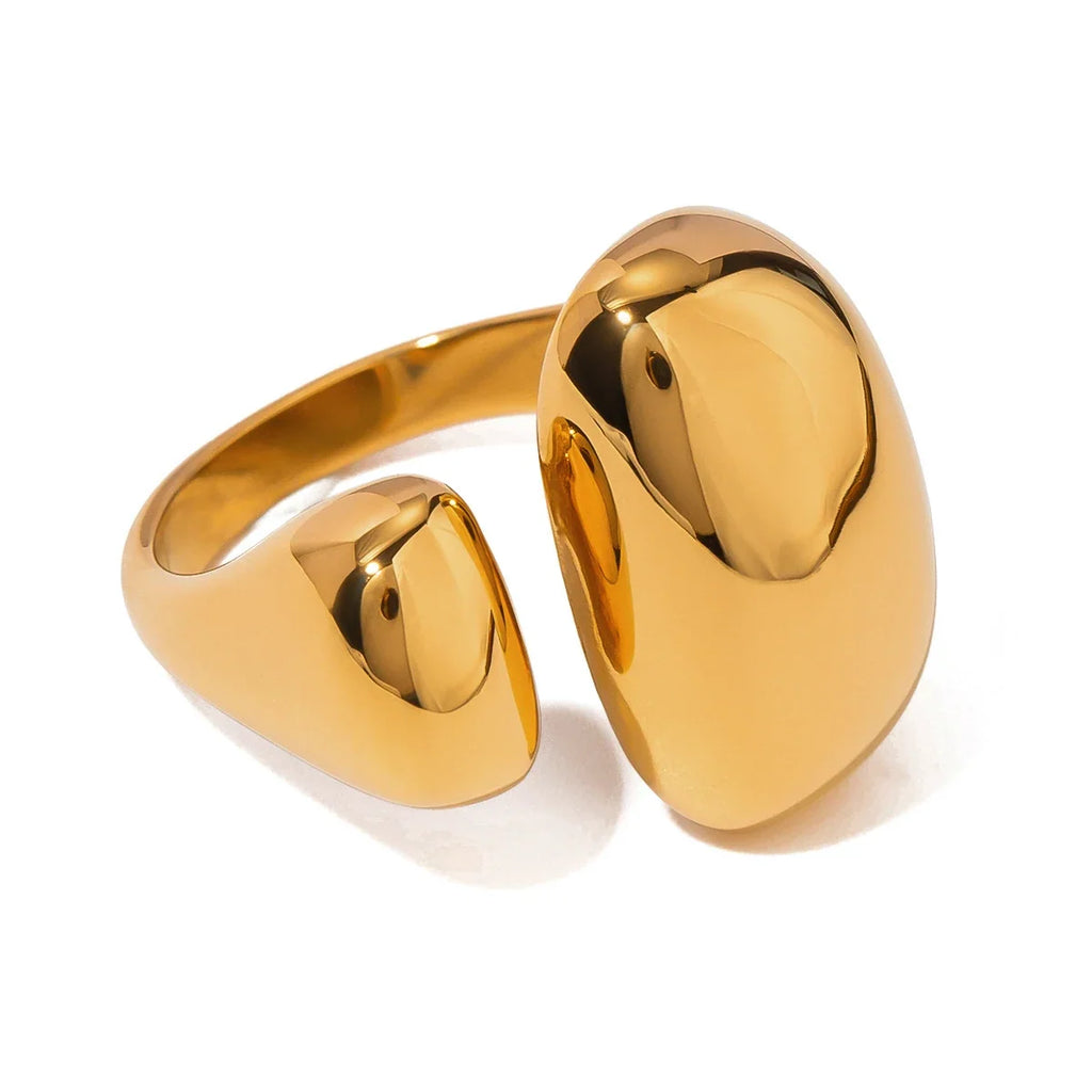 Chunky Rounded Open Square Ring — product detail