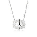 Dainty Belt Buckle Letter Initial Necklaces — product detail