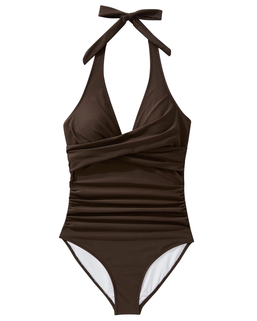 CHARLOTTE AVALON | FLORAL HALTER SWIMSUIT FOR WOMAN
