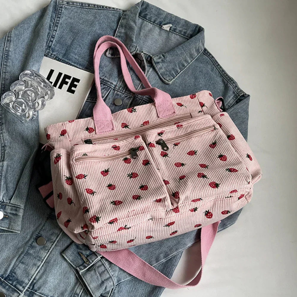 MIRELLA – STRAWBERRY TOTE BAG