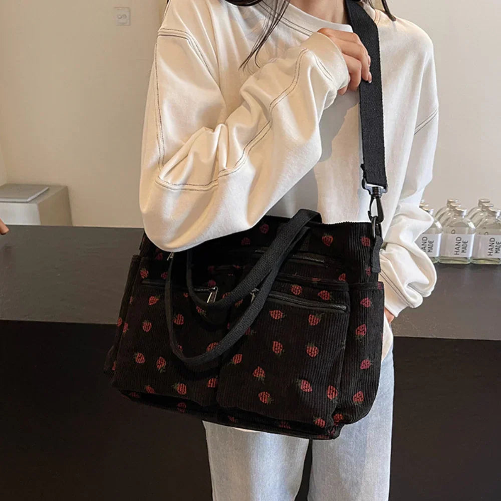 MIRELLA – STRAWBERRY TOTE BAG