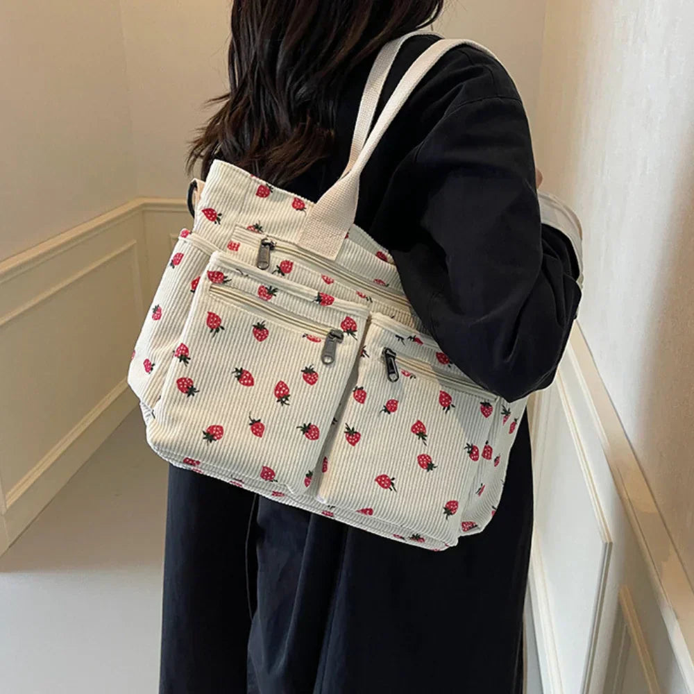 MIRELLA – STRAWBERRY TOTE BAG