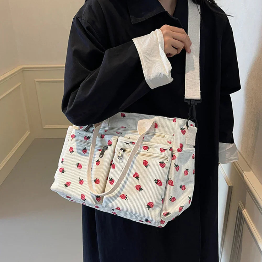 MIRELLA – STRAWBERRY TOTE BAG