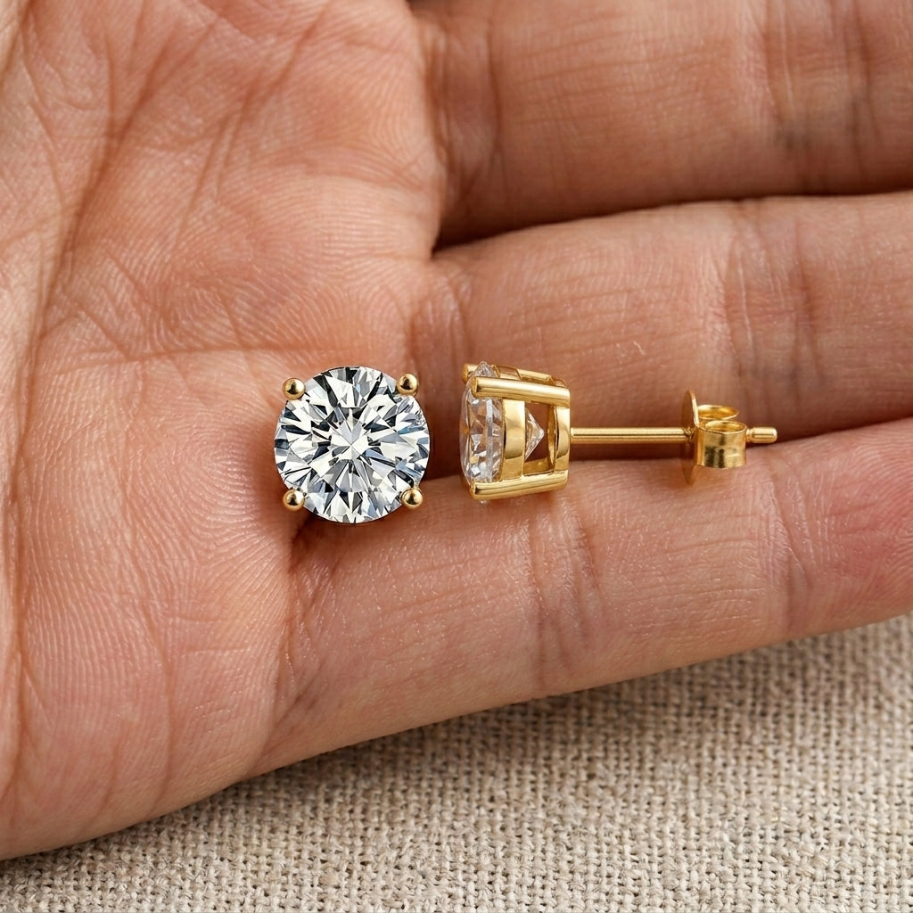 Evelise Classics CZ Stud Earrings — product detail