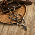 Crystal Tian Cross Necklace — product detail