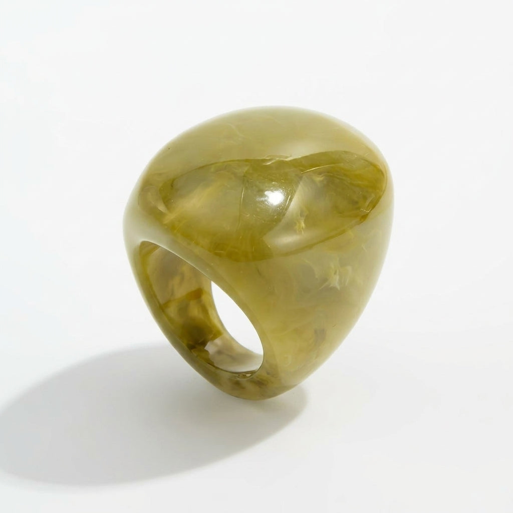 Chunky Oval Resin Ring — product detail