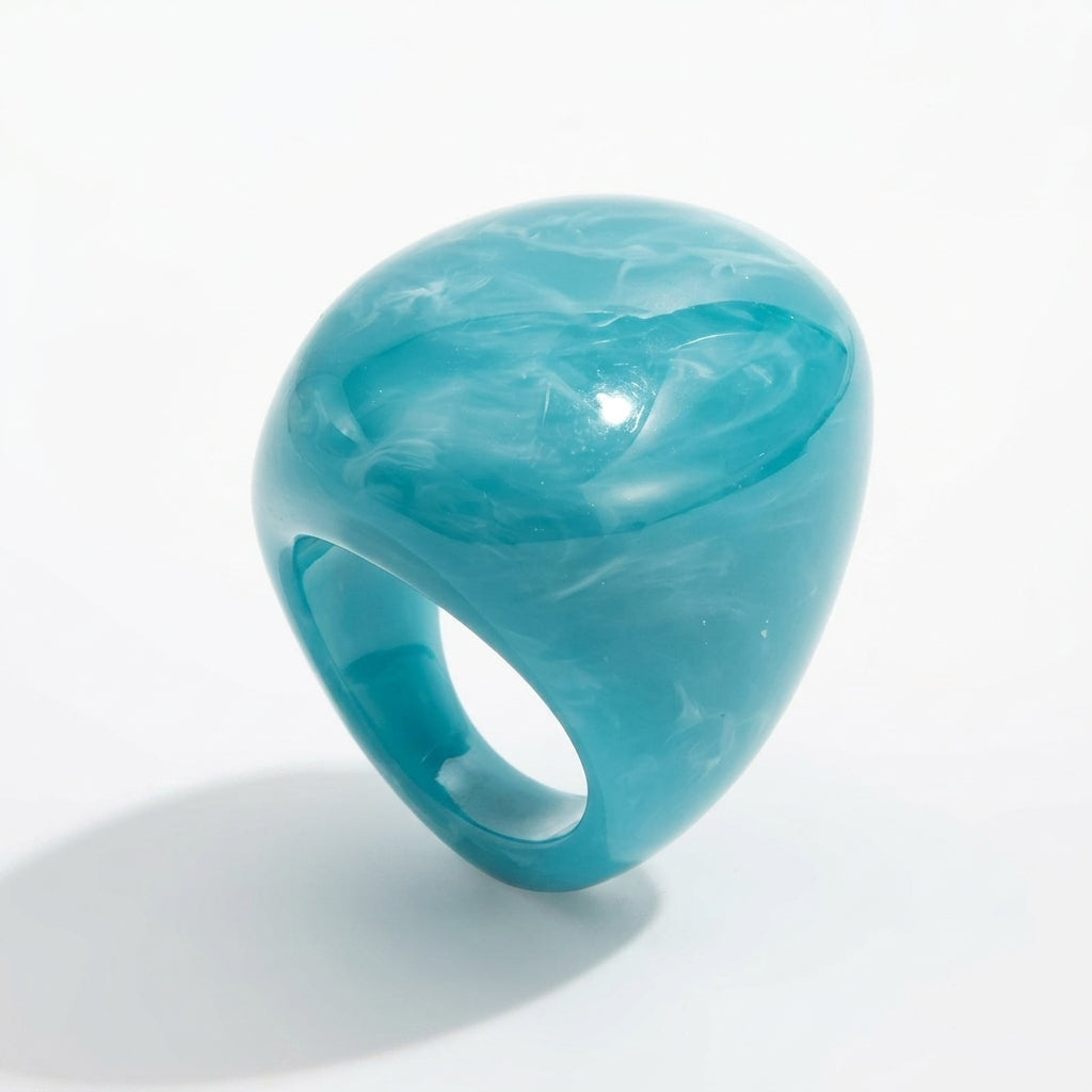 Chunky Oval Resin Ring — product detail