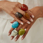 Chunky Oval Resin Ring — product detail