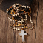Crystal Tian Cross Necklace — product detail