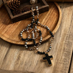 Crystal Tian Cross Necklace — product detail