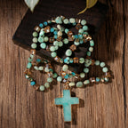 Crystal Tian Cross Necklace — product detail