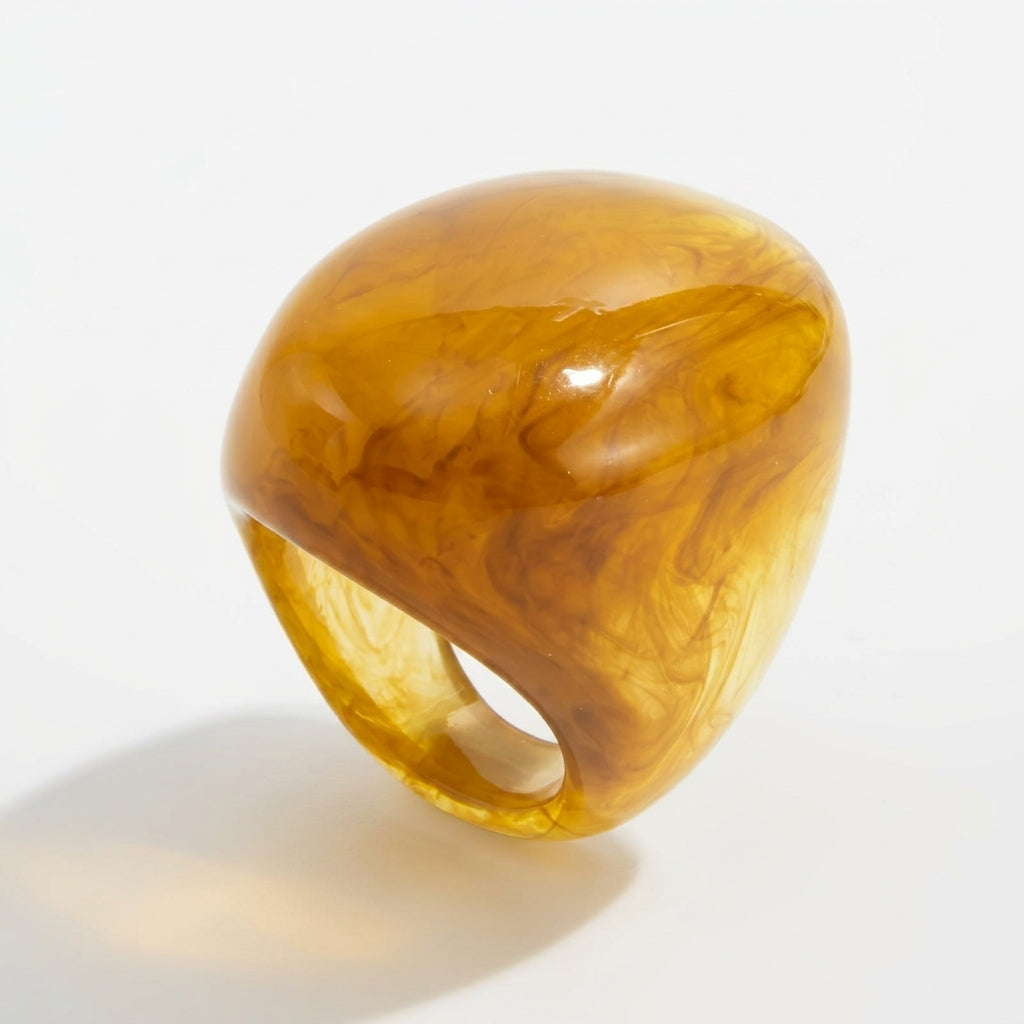 Chunky Oval Resin Ring — product detail