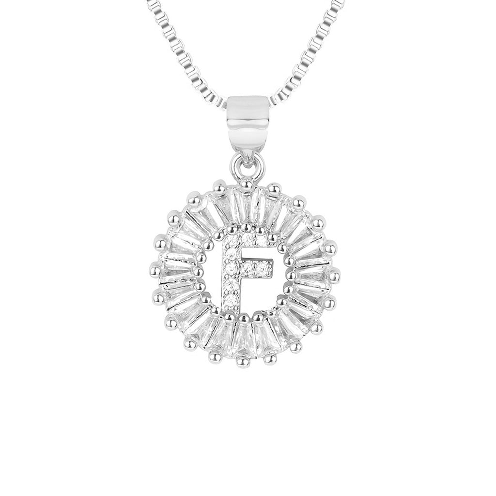 Circle Initial Necklace — product detail