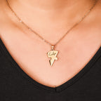 Personalised Family Heart Puzzle Necklace — product detail