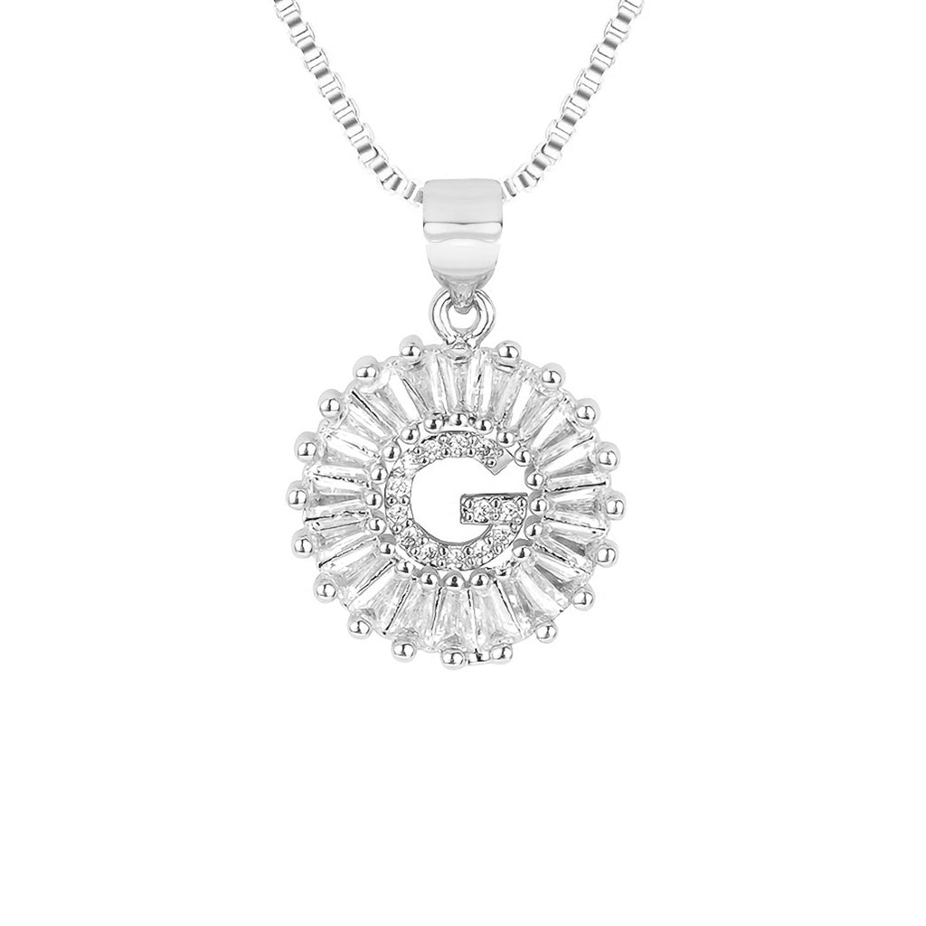 Circle Initial Necklace — product detail
