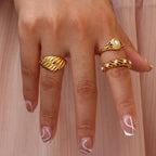 18k Vintage Inspired Pearl Ring — product detail