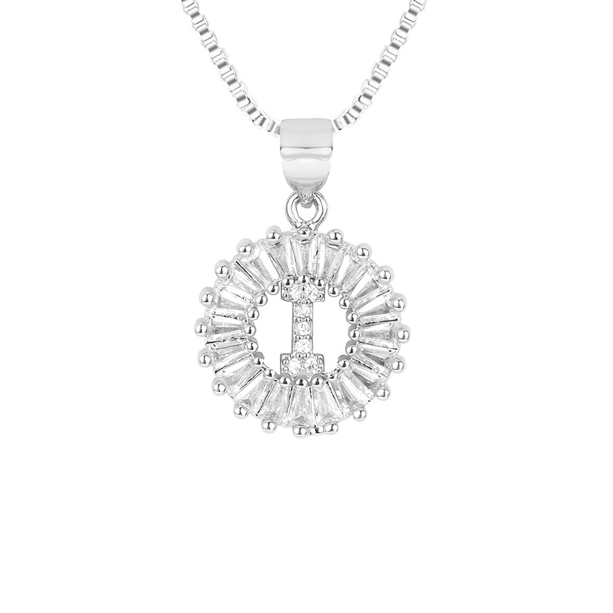 Circle Initial Necklace — product detail
