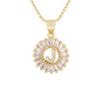 Circle Initial Necklace — product detail