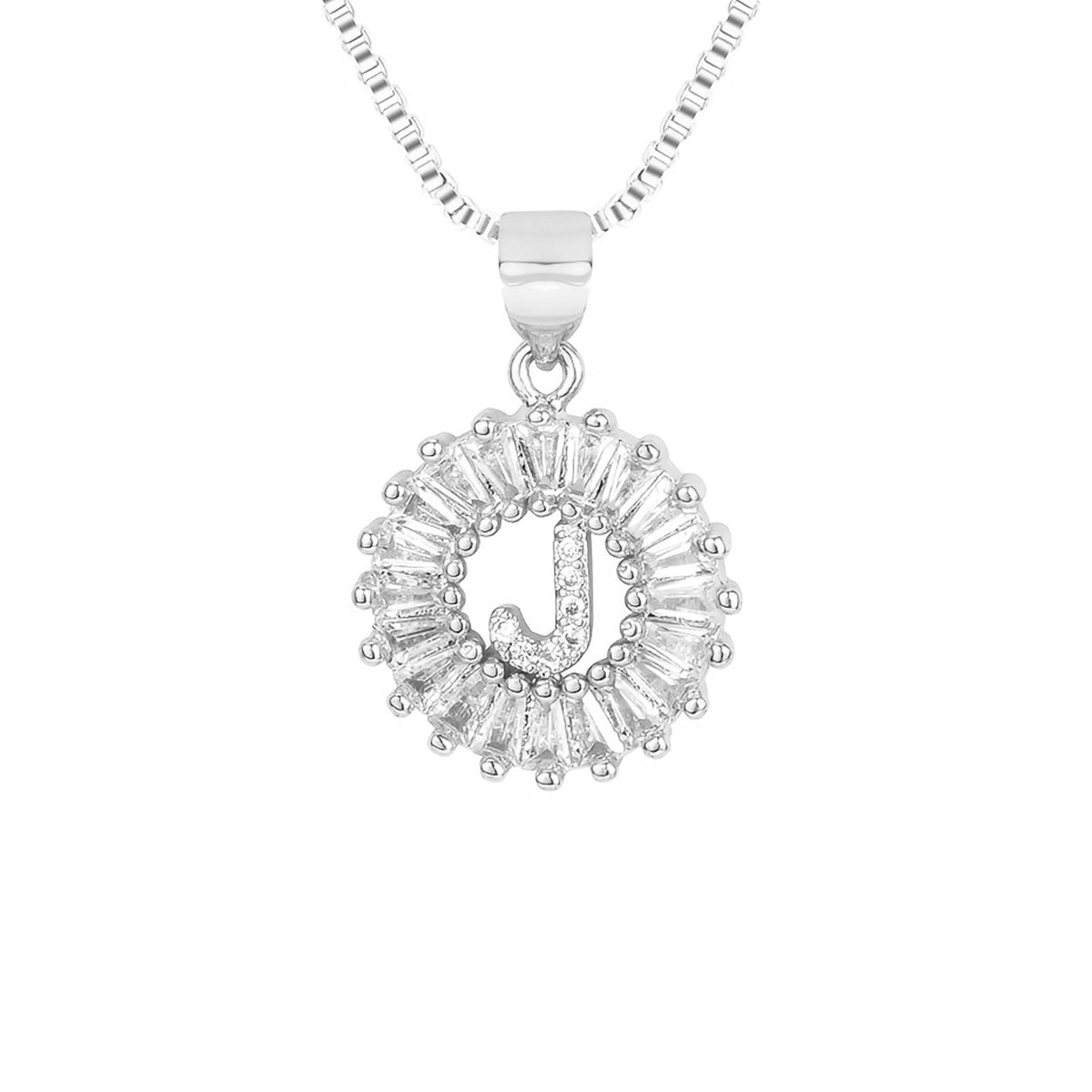 Circle Initial Necklace — product detail