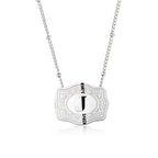 Dainty Belt Buckle Letter Initial Necklaces — product detail