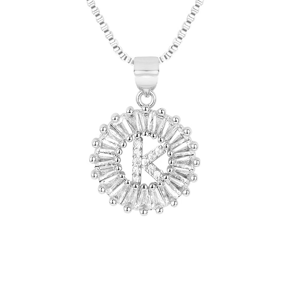 Circle Initial Necklace — product detail