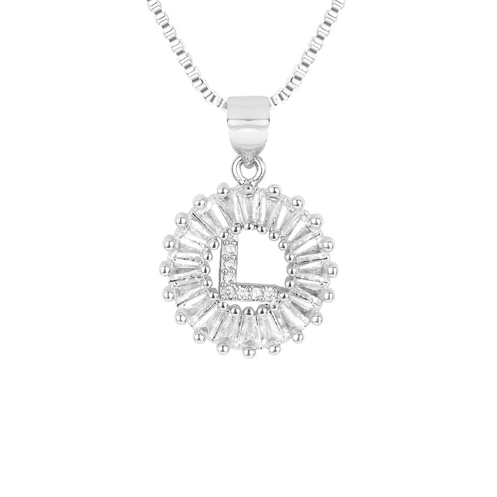 Circle Initial Necklace — product detail