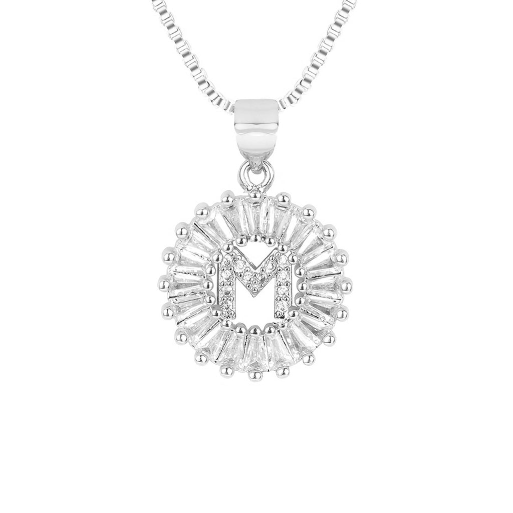 Circle Initial Necklace — product detail