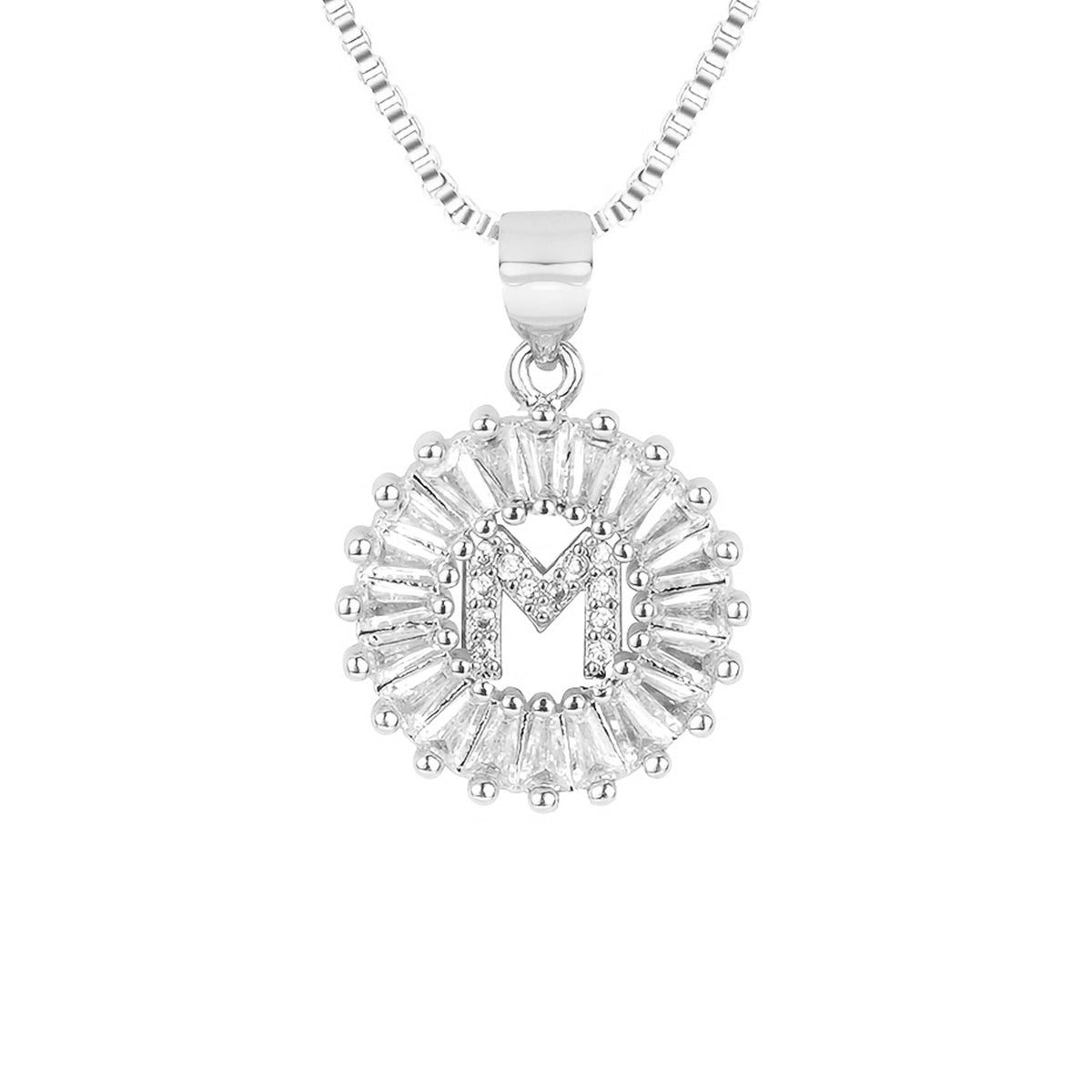 Circle Initial Necklace — product detail